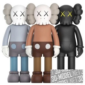 Коллекция фигурок kaws