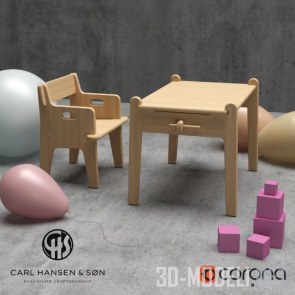 Мебель Carl Hansen CH410, CH411 и декор