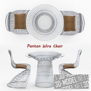 Комплект Panton Wire Chair & Platner