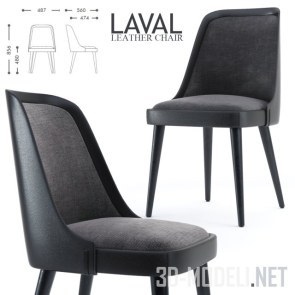 Кожаный стул Laval От STELLAR WORKS