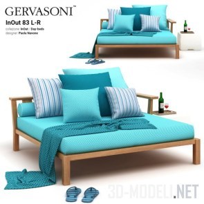 Садовая кровать Gervasoni Inout 83 L R