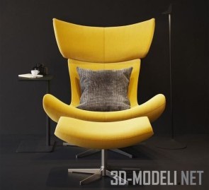 Желтое кресло Boconcept Imola