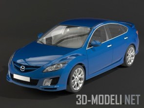 Mazda 6 Hi-Low Poly