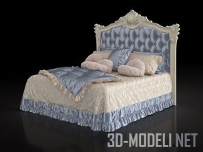 Кровать Modenese Gastone, в серой с бежевым гамме