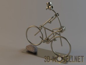 Декоративная статуэтка «Велосипедист»