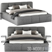 3d-модель Современная мягкая кровать