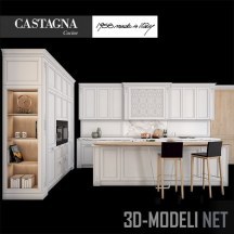 3d-модель Кухонный гарнитур Princess Castagna
