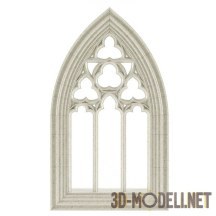 3d-модель Ланцетовидное окно