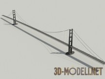 3d-модель Мост «Золотые Ворота»