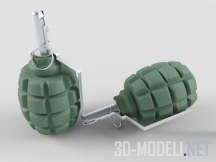 3d-модель Ручная граната Ф-1