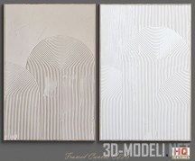 3d-модель Картины с абстрактными арками