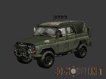 3d-модель Автомобиль «УАЗ» из «Heavy Fire: Shattered Spear»