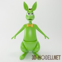 Free 3d model toy kangaroo