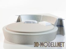 3d-модель Круглая кровать Dream land «Bilbao»