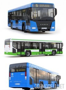 3d-модель Городской автобус KAMAZ