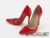 3d-модель Красные женские туфли от IREN VARTIK