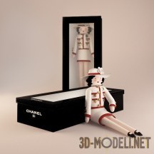 3d-модель Кукла Little Coco Doll от Karl Lagerfeld