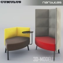 3d-модель Диваны Narbutas CUMULUS