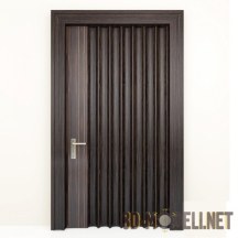 3d-модель Дверь с рифленым полотном