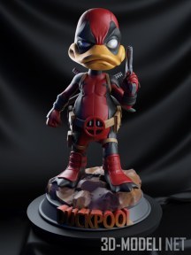 3d-модель Фигурка Deadpool the Duck