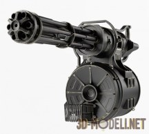 3d-модель Пулемет Minigun