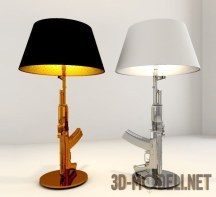 Настольная лампа GUNS от Flos, дизайн Philippe Starck