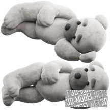 3d-модель Мягкая игрушка медведь
