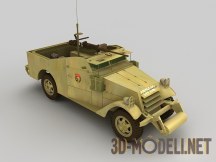 3d-модель Легкий бронетранспортер M3 Scout