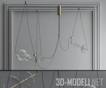3d-модель Люстра Trapezi от SilvioMondinoStudio