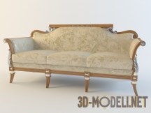 3d-модель Классический диван Sanvito Fratelli