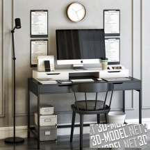 3d-модель Современное офисное место от IKEA