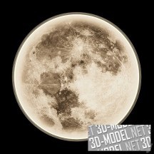 3d-модель Настенный светильник Cosmos Moon