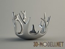 Керамическая ваза Scultura Horn от Adriani & Rossi