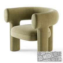 3d-модель Кресло Litho от Guillaume Delvigne