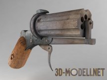 3d-модель Старинный рельвольвер