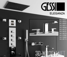3d-модель Набор смесителей Eleganza от Gessi