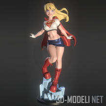 3d-модель Персонаж Supergirl