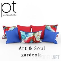 Коллекция цветных подушек Art&Soul