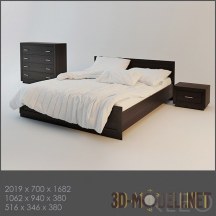 3d-модель Кровать «КЛЕО»