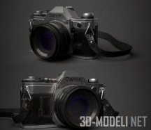 3d-модель Фотоаппарат Canon AE-1