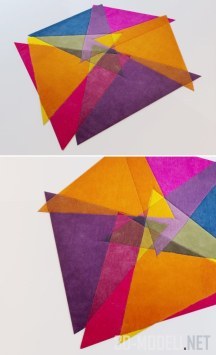 Ковер из цветных треугольников