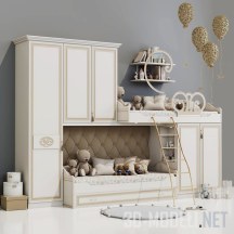 3d-модель Мебель для детской Happy Night COMPOSIZIONE 403 Ferretti e Ferretti