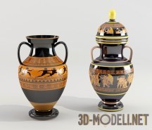 3d-модель Античные вазы