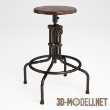 3d-модель Высокий стул ISAAC COUNTER 445.002C Gramercy Home