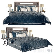 3d-модель Кровать с одеялом Drucilla Comforter HMPT1817