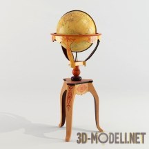 3d-модель Интерьерный глобус