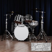 3d-модель Барабанная установка Yamaha Recording Custom