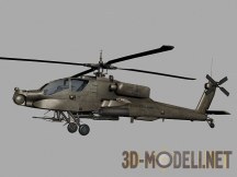 3d-модель Ударный вертолет Apache Ah-64