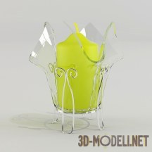 3d-модель Подсвечник-цветок