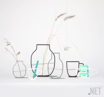 Коллекция «нарисованных» ваз и кружек surface от ilsangisang